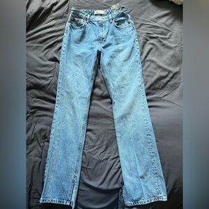 Zara Blue Denim Jeans with slit